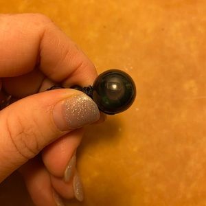 Rainbow obsidian Eye necklace